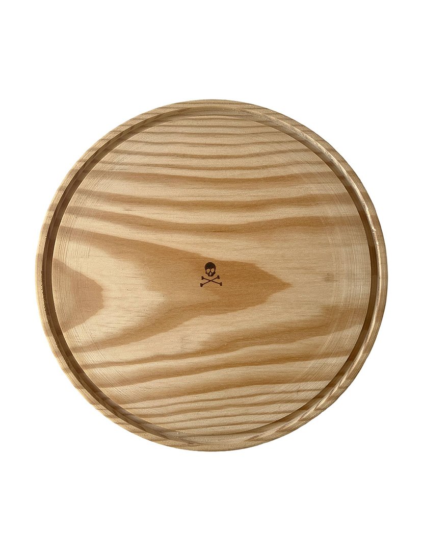 Prato de Madeira 27 cm