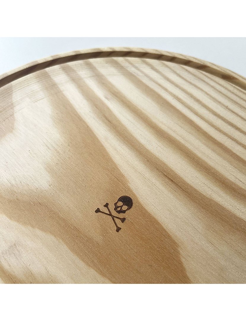 Prato de Madeira 27 cm