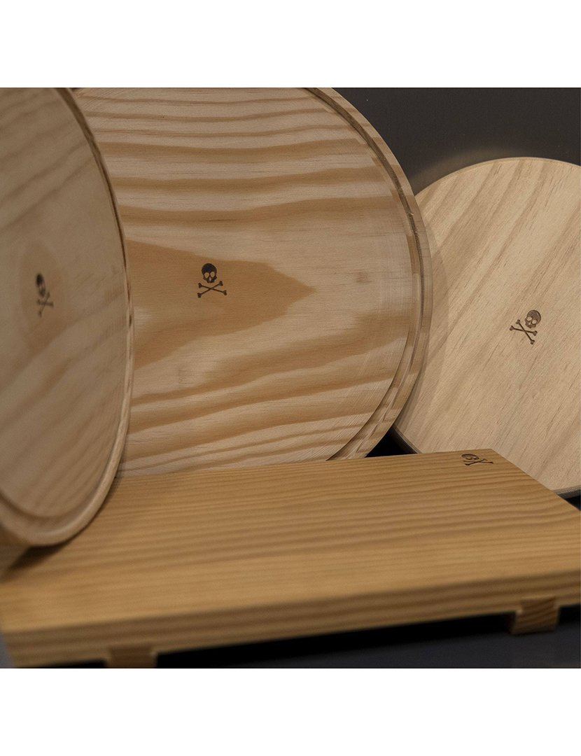 Prato de Madeira 27 cm