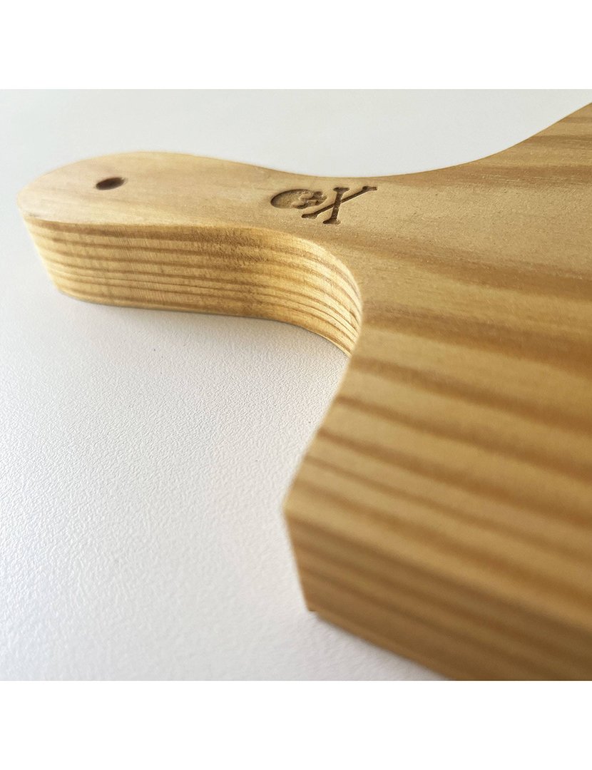 Tábua de corte retangular madeira 34,5x13,5 cm