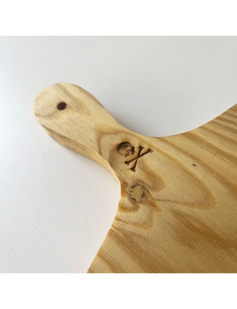 Tábua de corte retangular madeira 45x27 cm