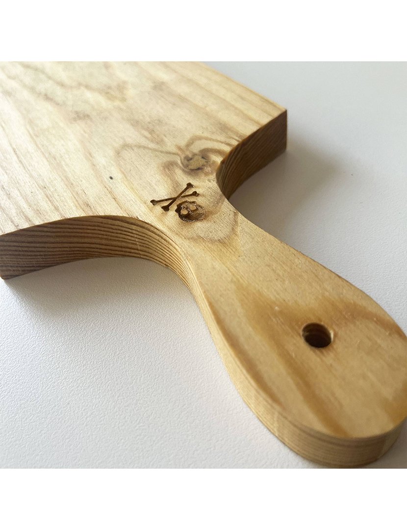 Tábua de corte retangular madeira 45x27 cm