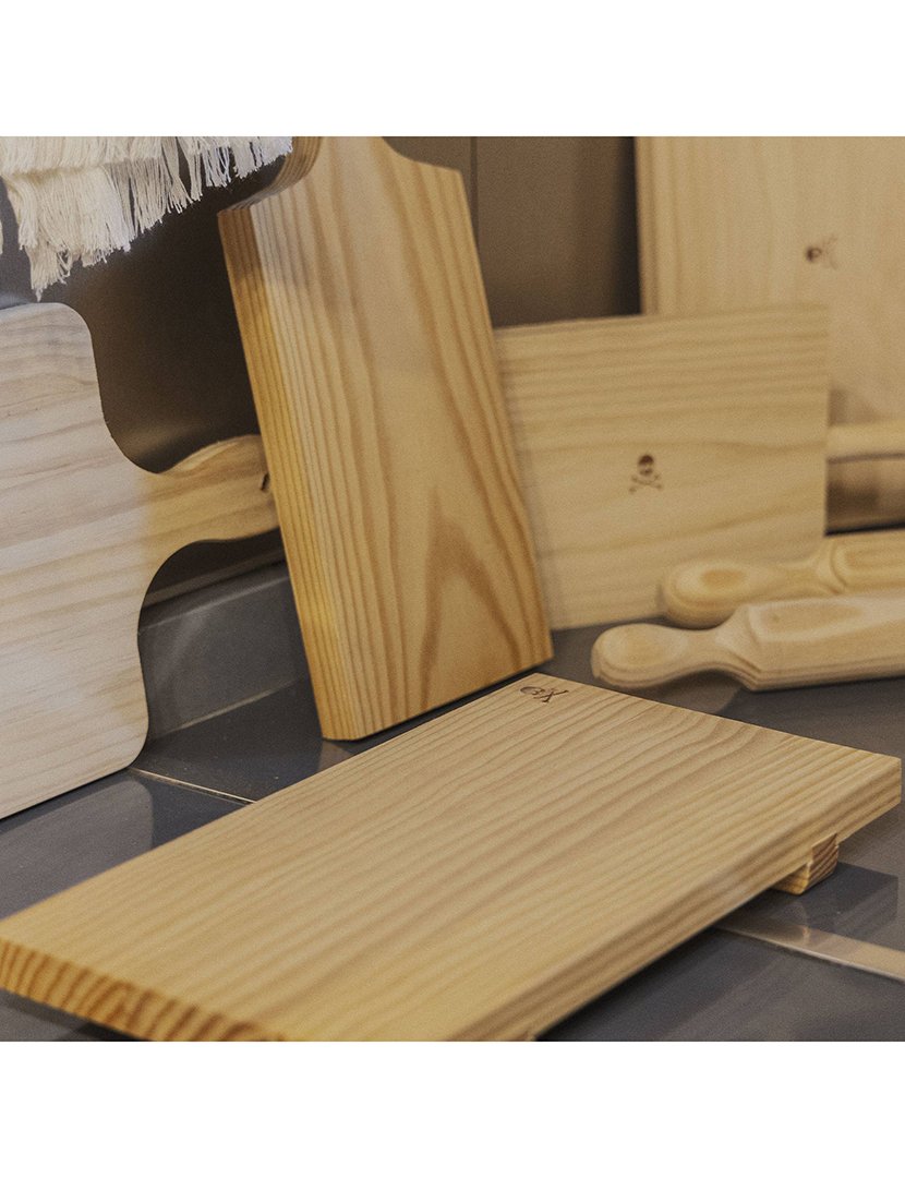 Tábua de Sushi madeira 31,5x17,5 cm