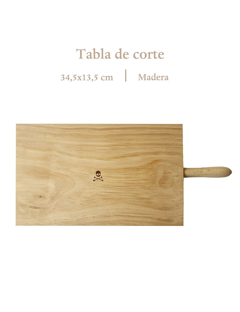 Tábua corte quadrada 39x18,5 cm