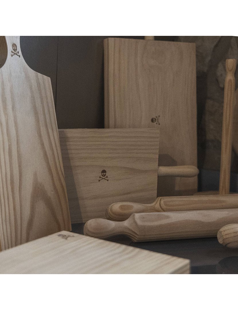 Tábua corte quadrada 39x18,5 cm