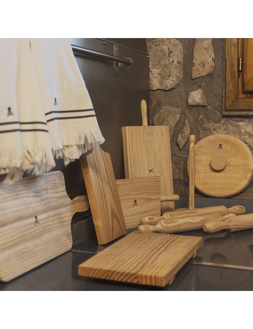 Tábua corte quadrada 39x18,5 cm