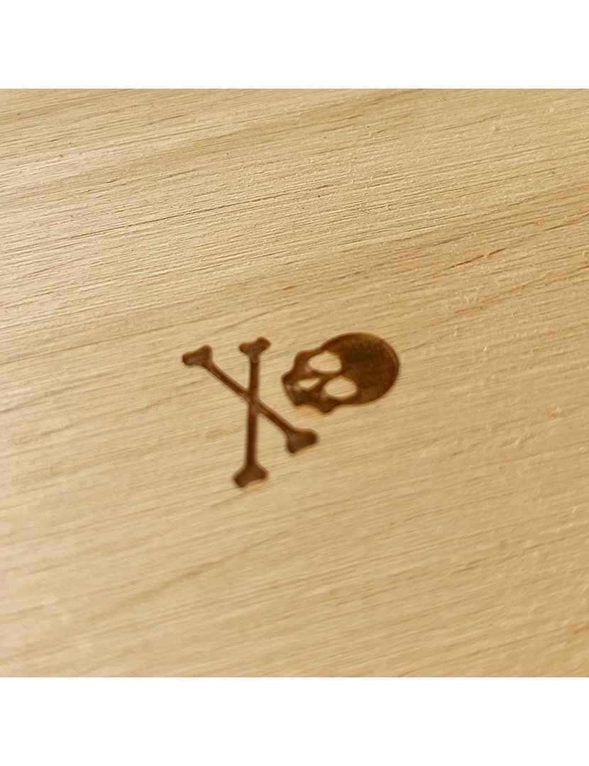 Tábua redonda madeira 21 cm