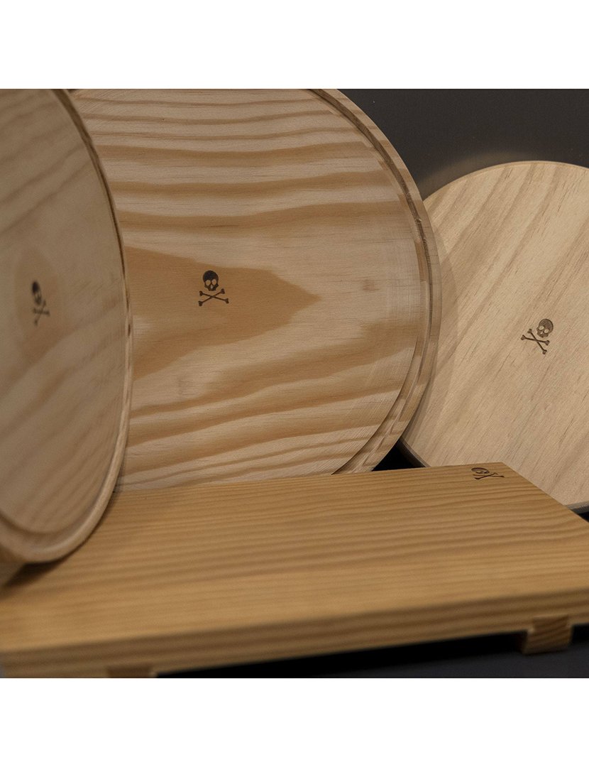 Tábua redonda madeira 21 cm