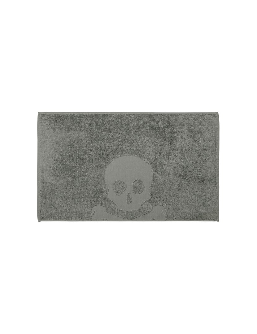 Tapete banho caveira 50x80 cm verde