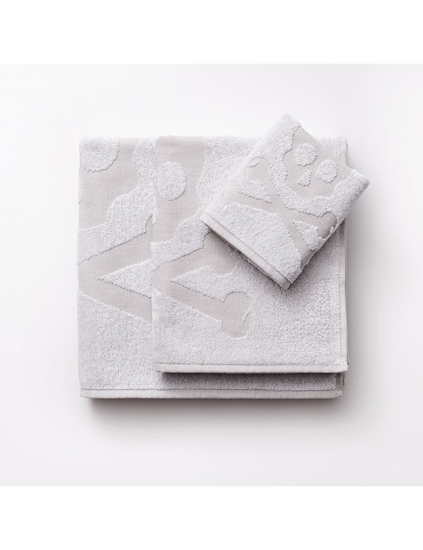 Conjunto de toalhas de banho caveira (30x50cm + 50x90cm + 70x140cm) Branco