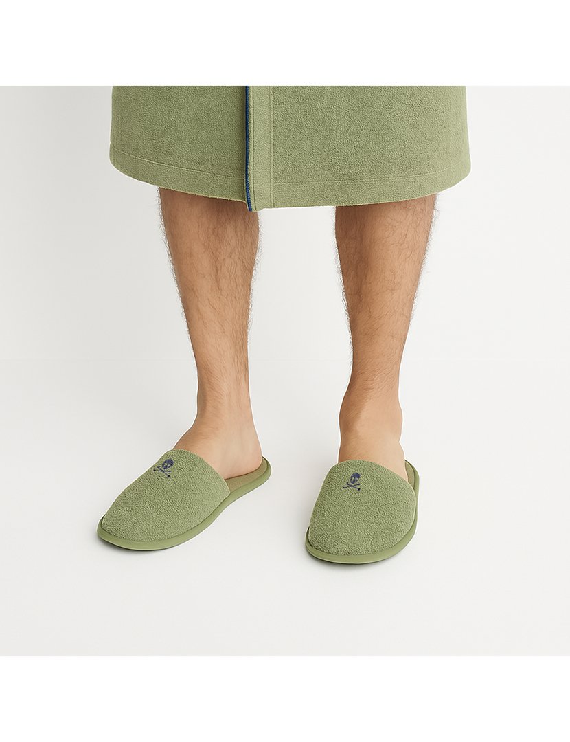 Chinelo de Quarto cáqui 39-42