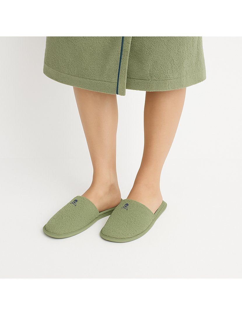 Chinelo de Quarto cáqui 39-42