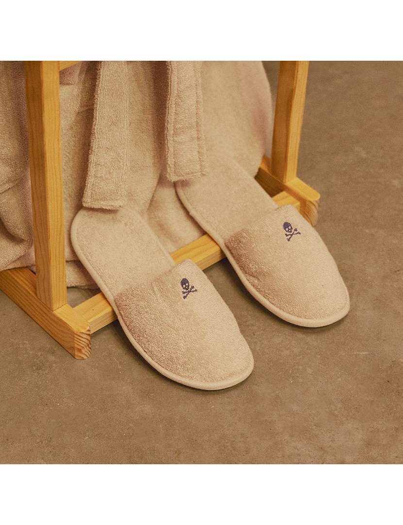 Chinelo de Quarto Bege 39-42