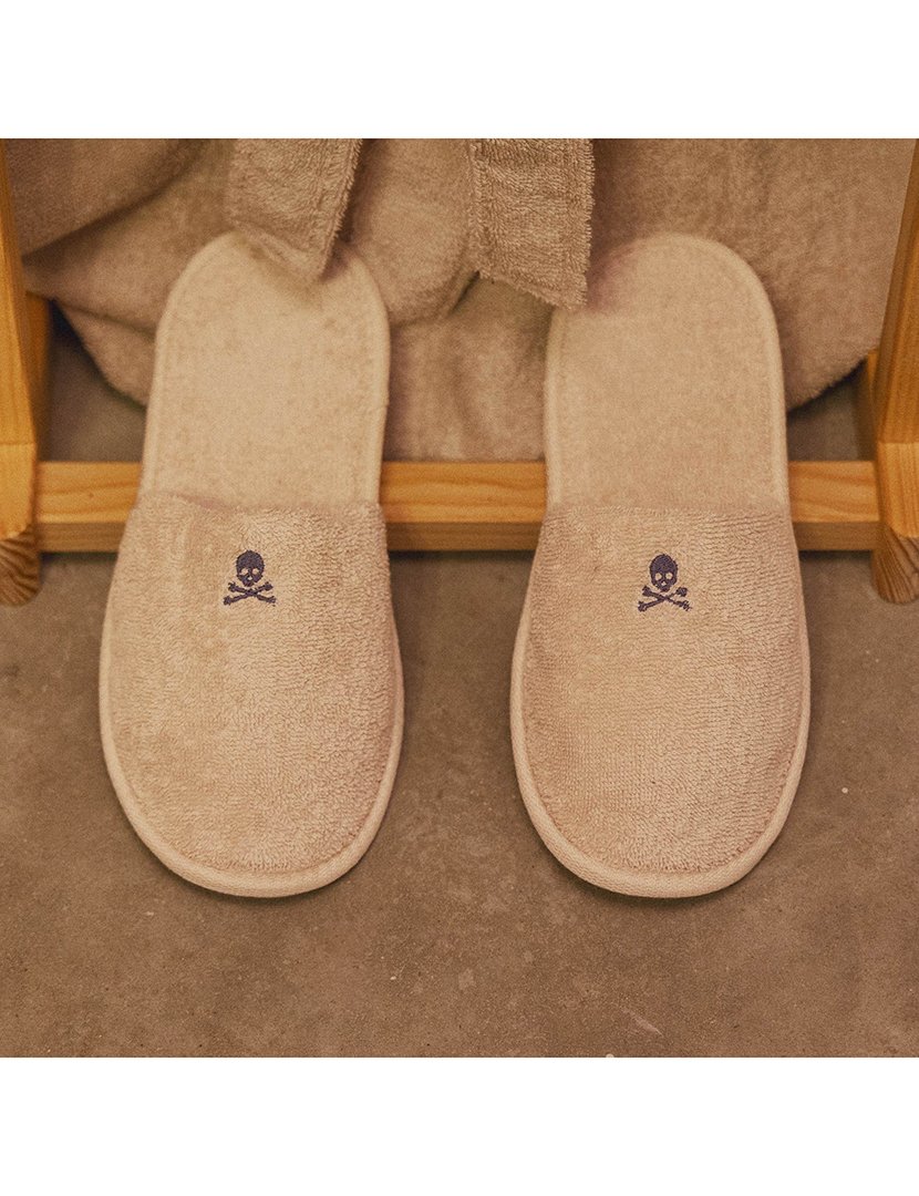 Chinelo de Quarto Bege 43-46