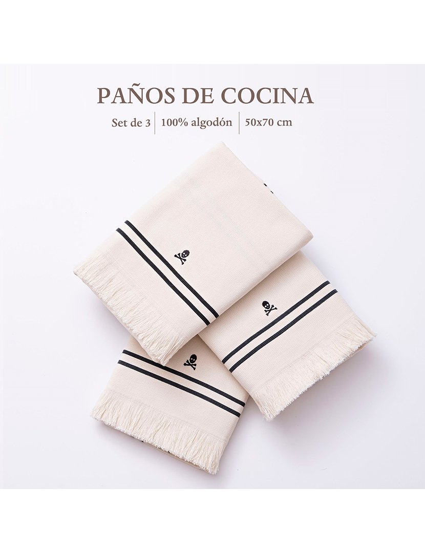 Conjunto 3 Panos de Cozinha