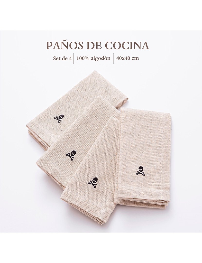 Conjunto 4 guardanapos 40x40 cm