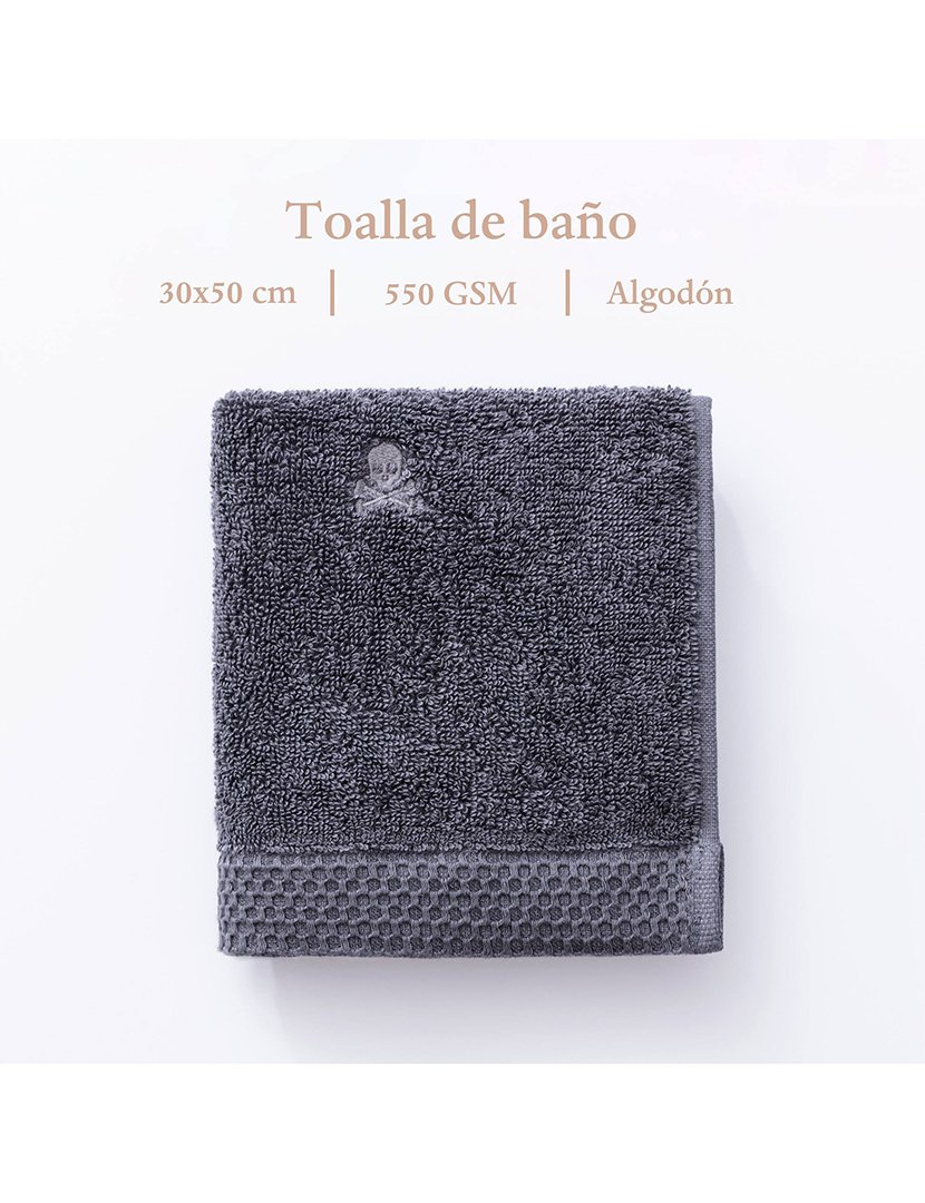 Toalha de Mãos Nidus 30x50 cm Cinzento