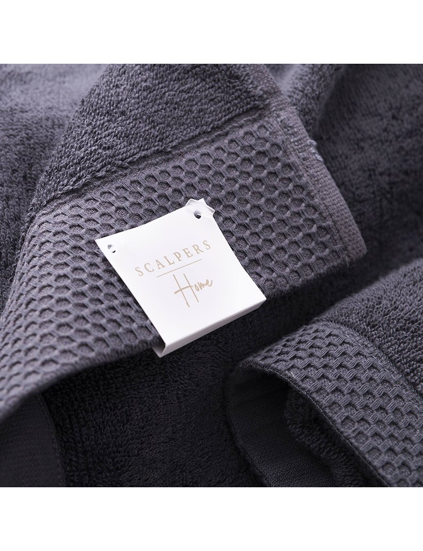 Toalha de Mãos Nidus 50x100 Cinzento