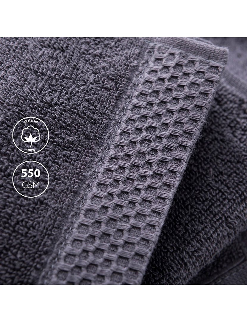 Toalha de Banho Nidus 90x150 Cinzento