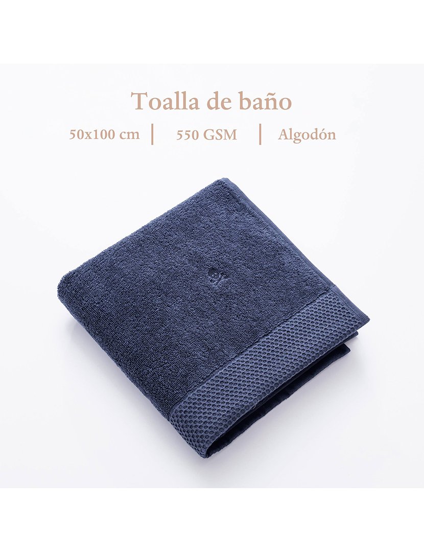 Toalha de Mãos Nidus 50x100 cm Azul Marinho