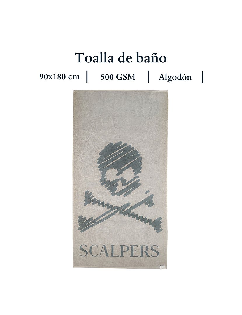 Toalha de Praia Bege 90x180 cm 