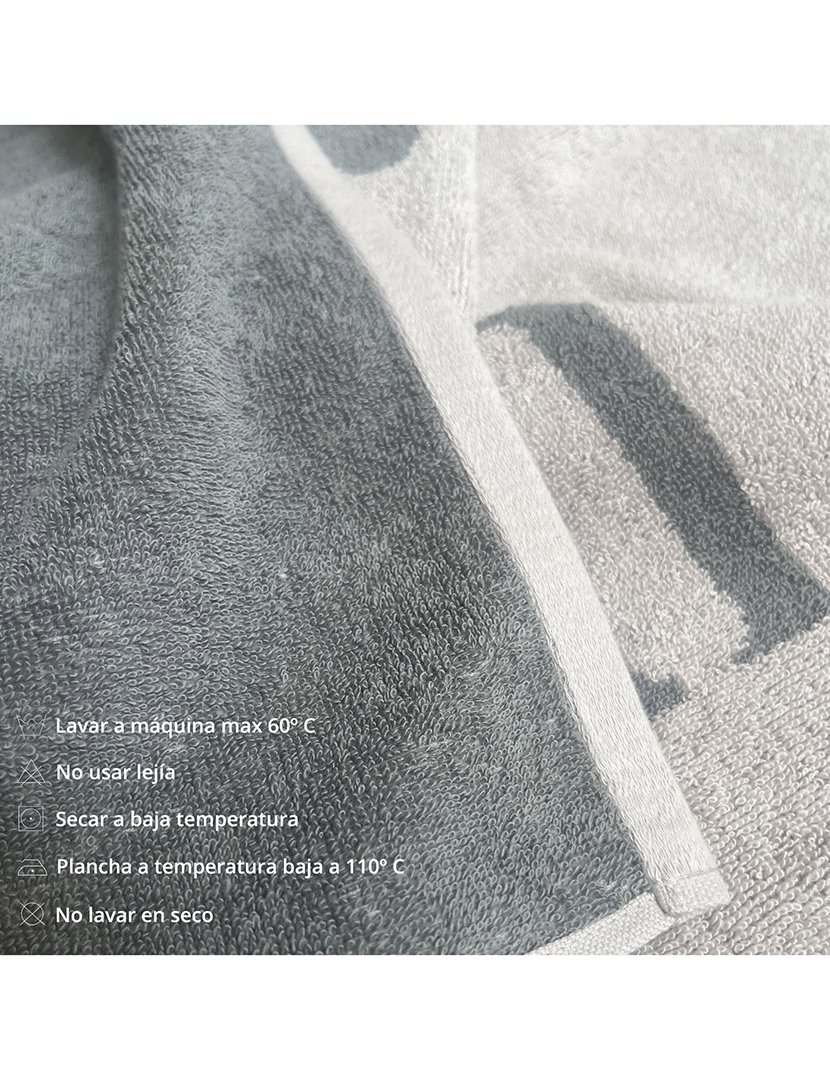 Toalha de Praia Bege 90x180 cm 