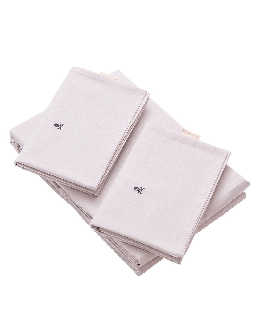 Jogo de Lençóis Cinzento 240x280 cm 