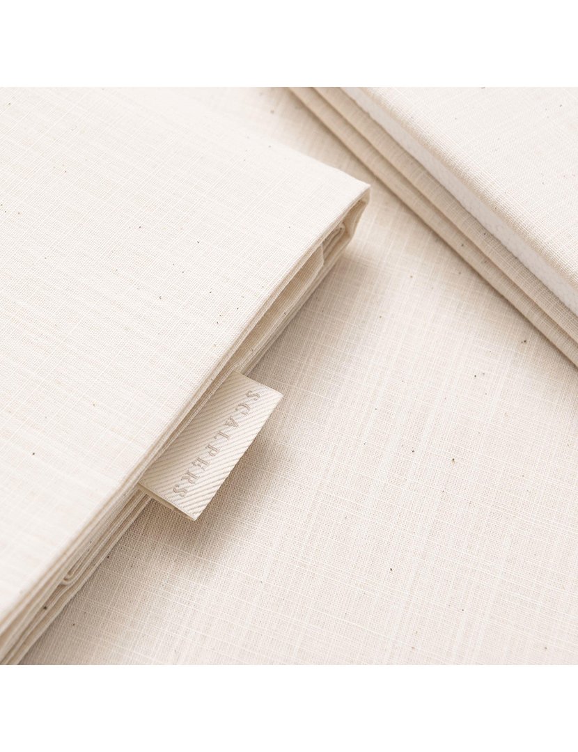 Jogo de Lençóis Ocre 240x280 cm 