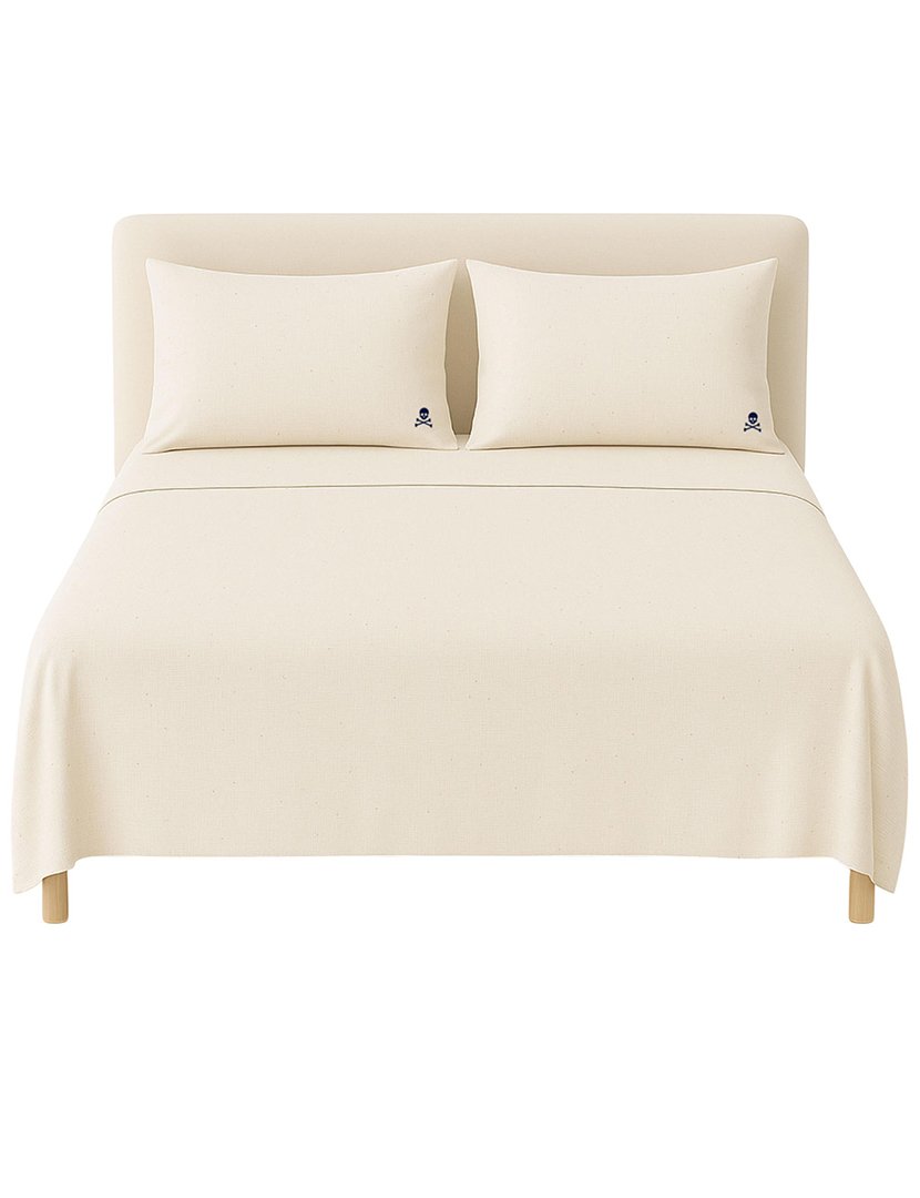 Jogo de Lençóis Ocre 270x280 cm 