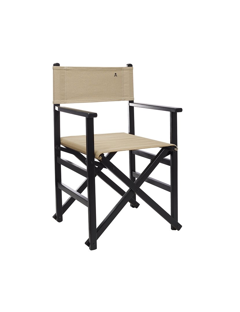 Cadeira Realizador Bege/Wengué