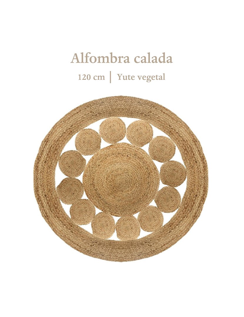 Tapete juta perfurado 120 cm