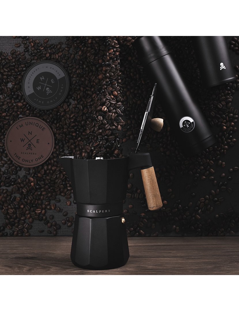 Cafeteira Alumínio Preto