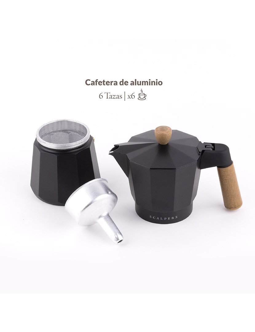 Cafeteira Alumínio Preto