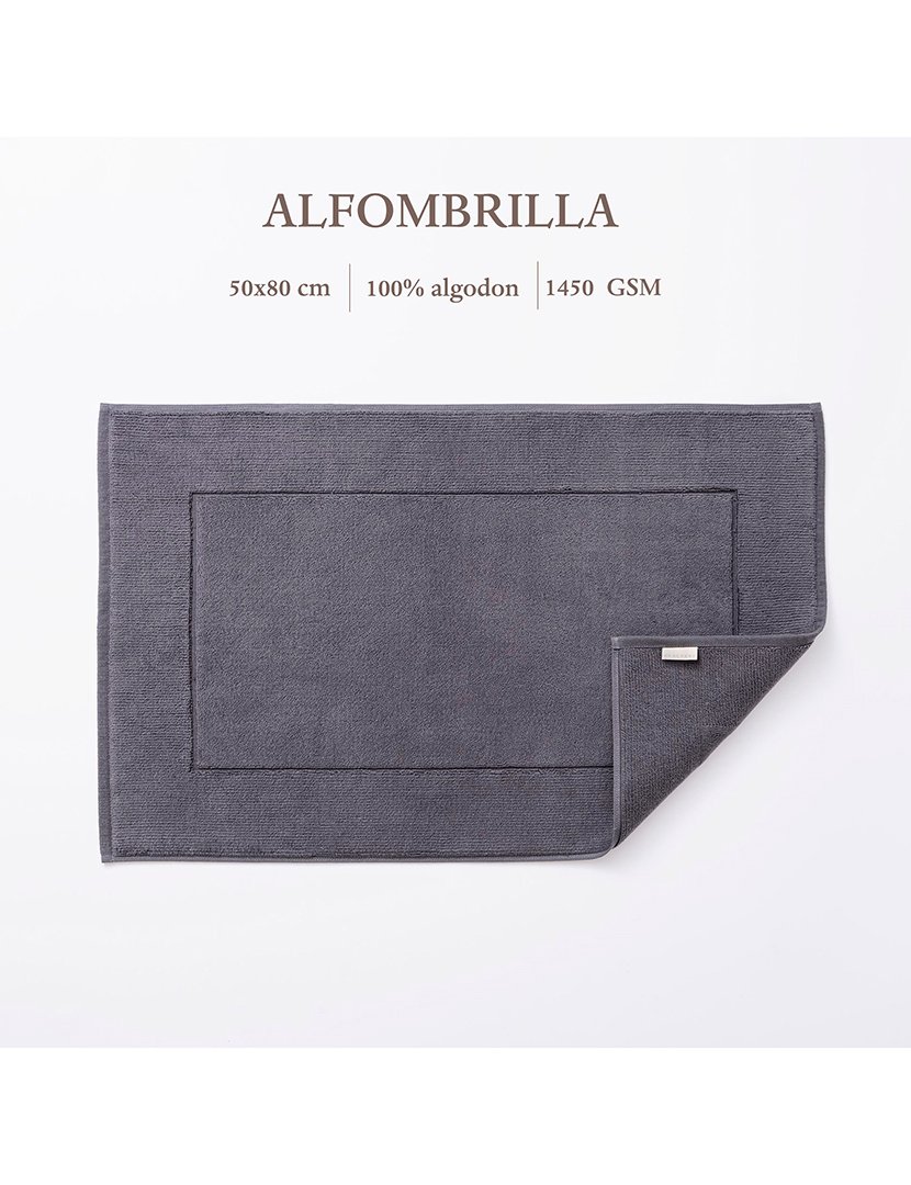 Tapete de banho 50x80 cm Cinzento