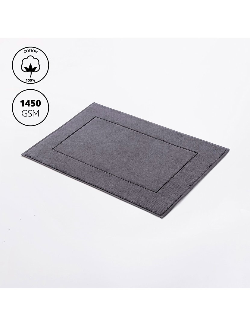 Tapete de banho 50x80 cm Cinzento