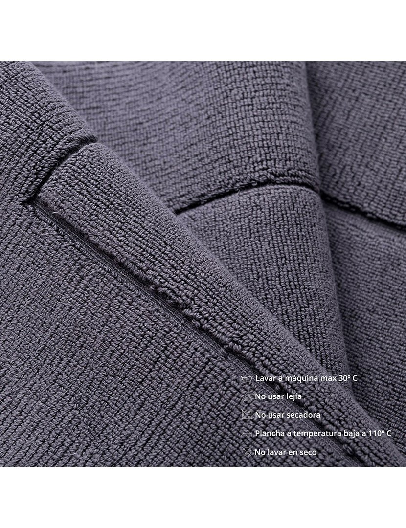 Tapete de banho 50x80 cm Cinzento