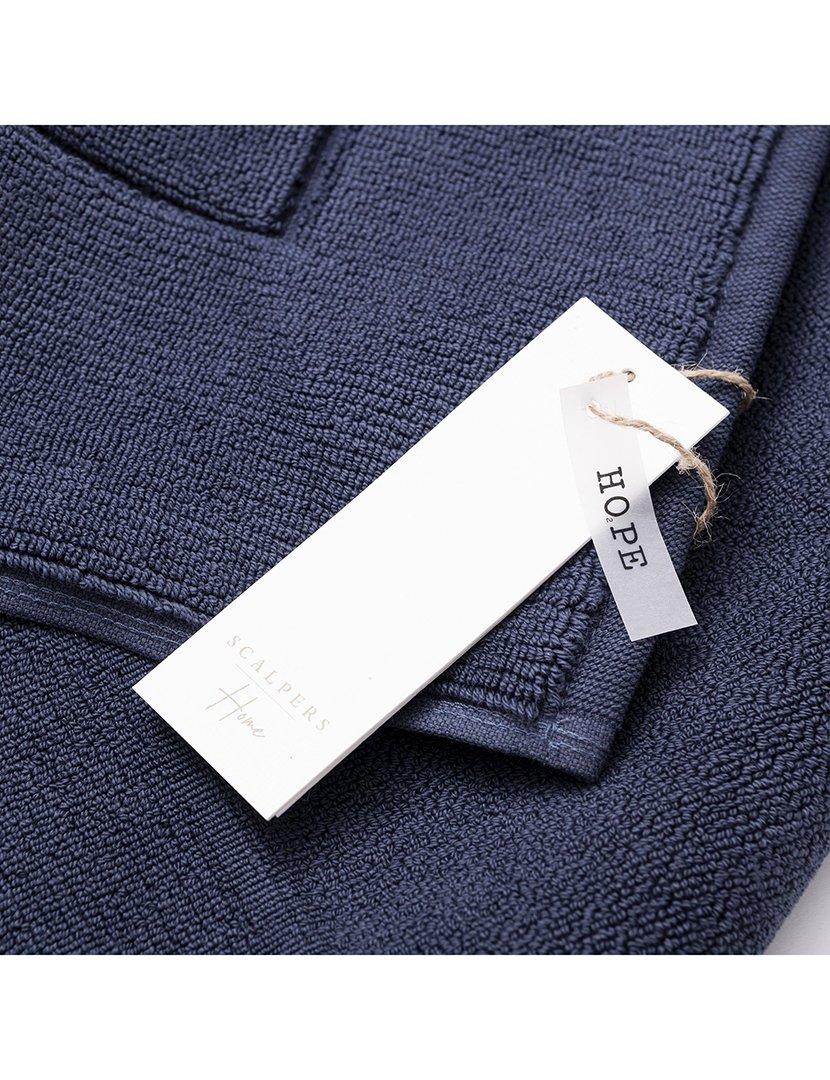 Tapete de banho 50x80 cm azul marinho