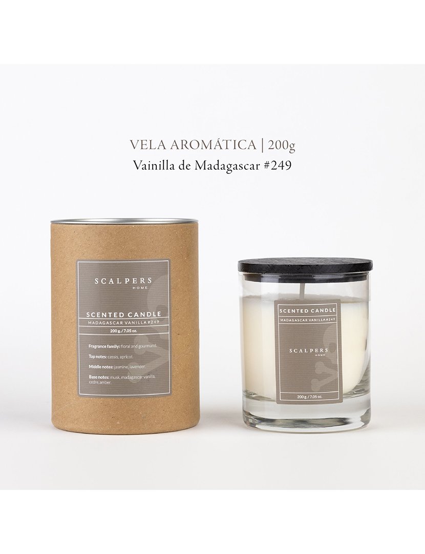 Vela aromática baunilha Madagascar 200g