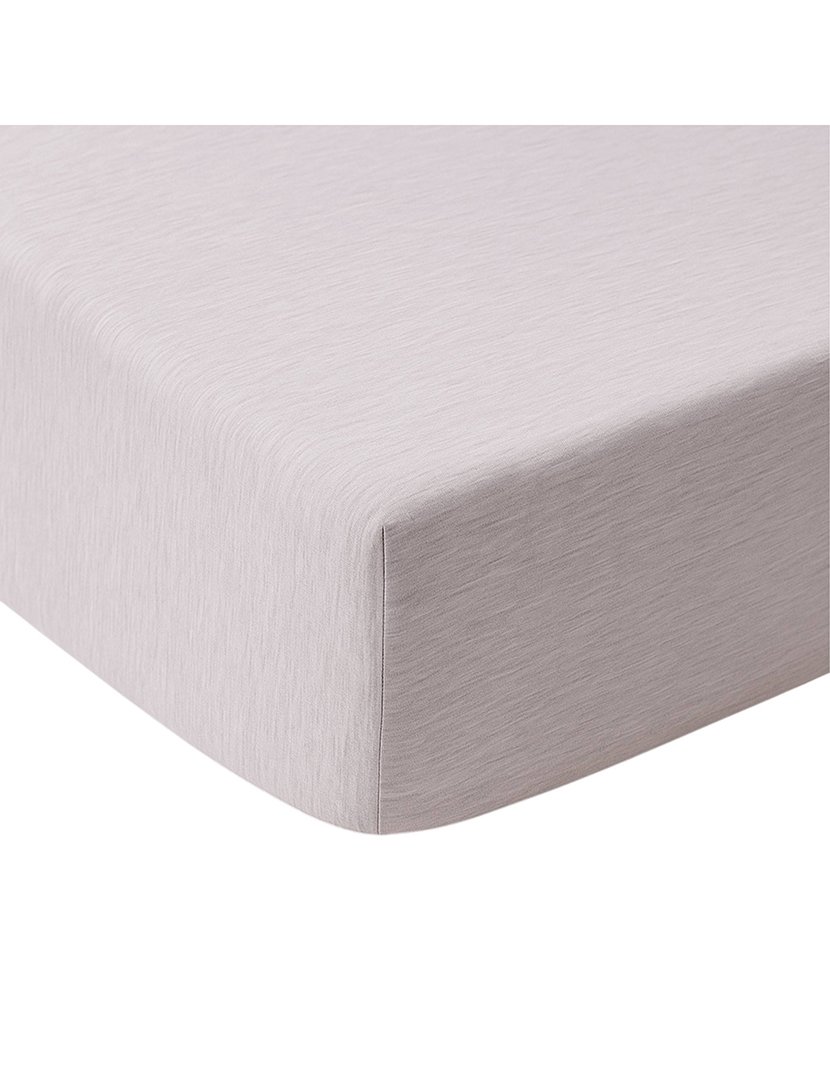 Lençol de Baixo com Elástico 150x200+30 cm Cinzento Claro