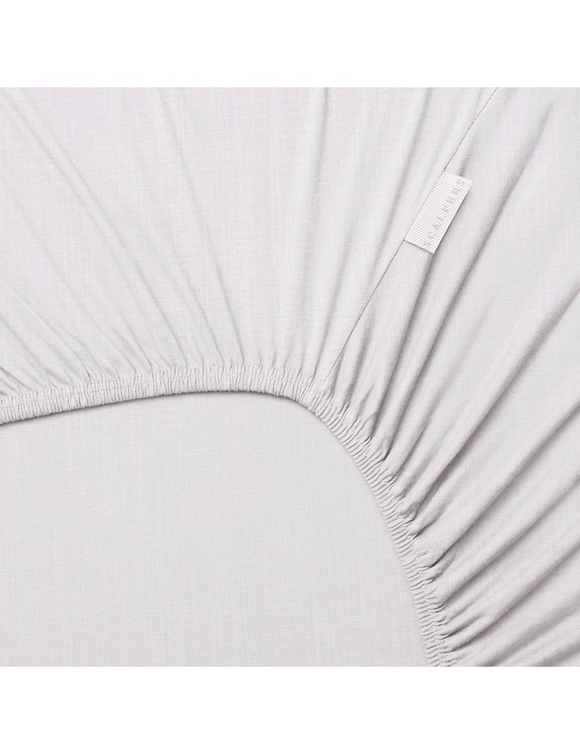 Lençol de Baixo 150x200+30 cm Cinzento