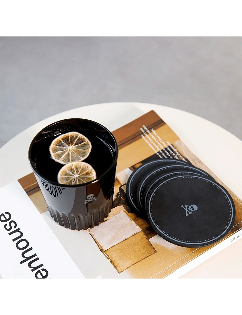 Conjunto 2 copos Whisky Preto 345ml