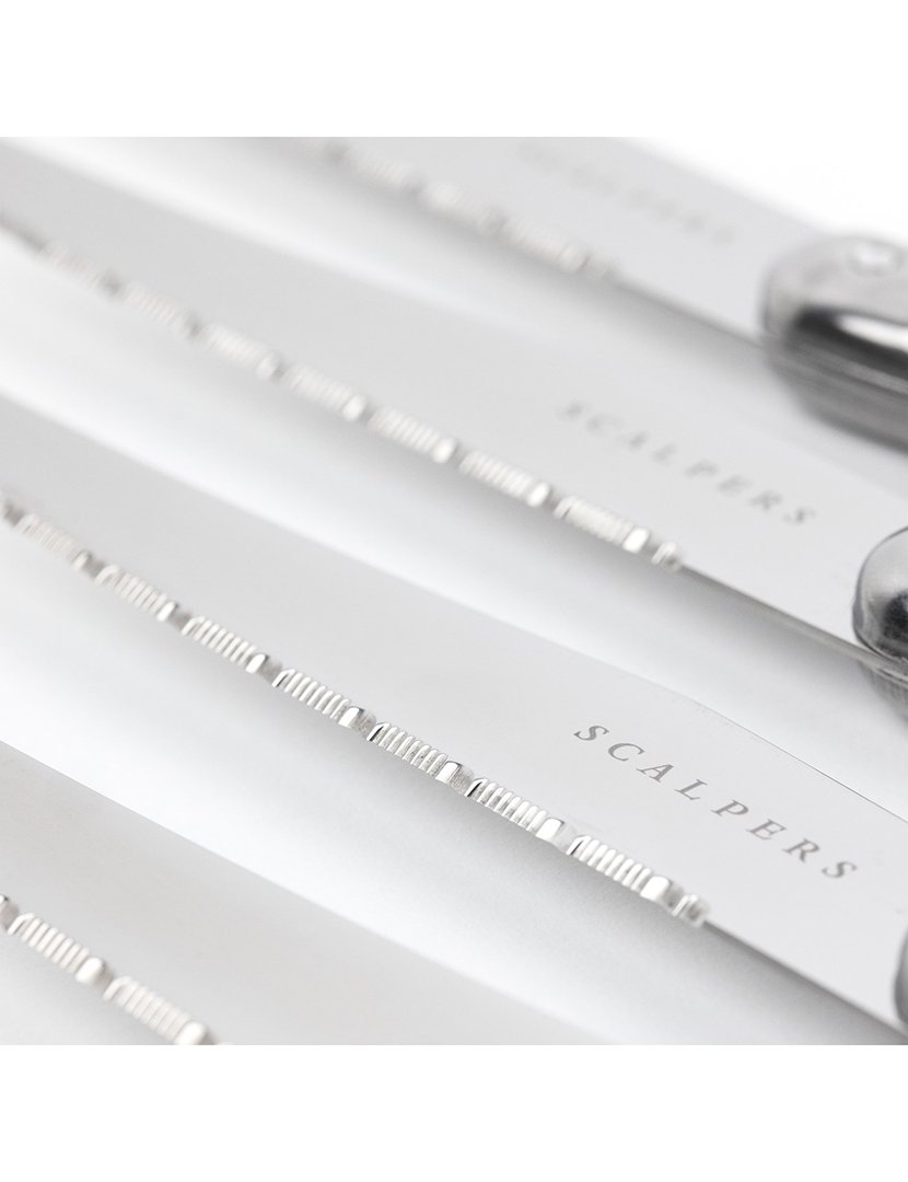 Conjunto 4 facas ergonômicas em aço inoxidável