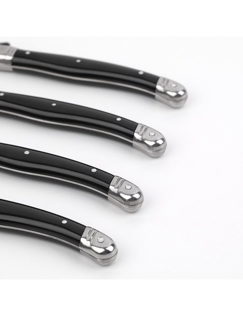 Conjunto 4 facas ergonômicas em aço inoxidável