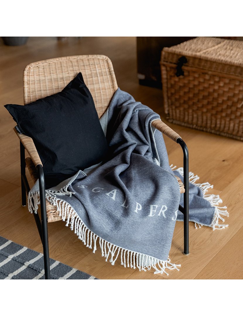 Almofada 45x45cm 100% Algodão em Preto