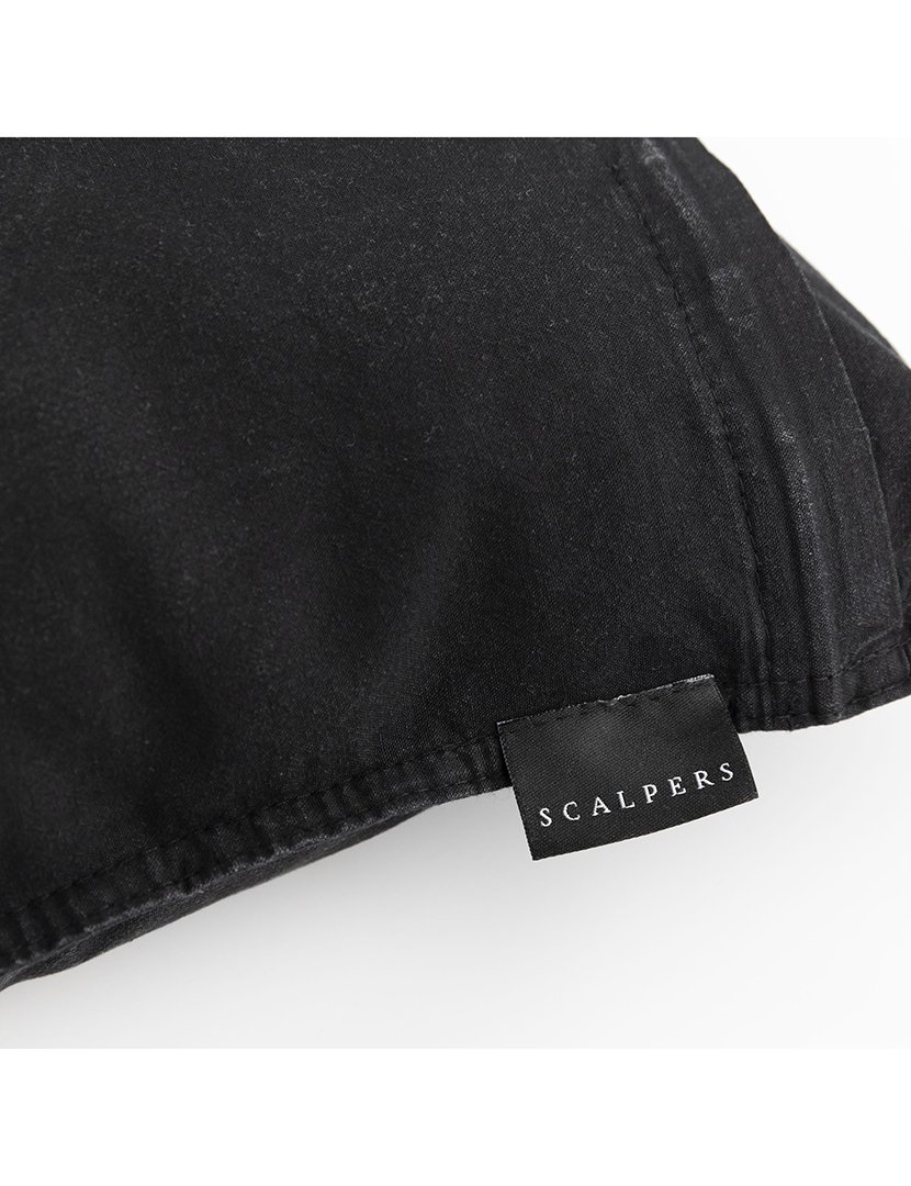 Almofada 45x45cm 100% Algodão em Preto