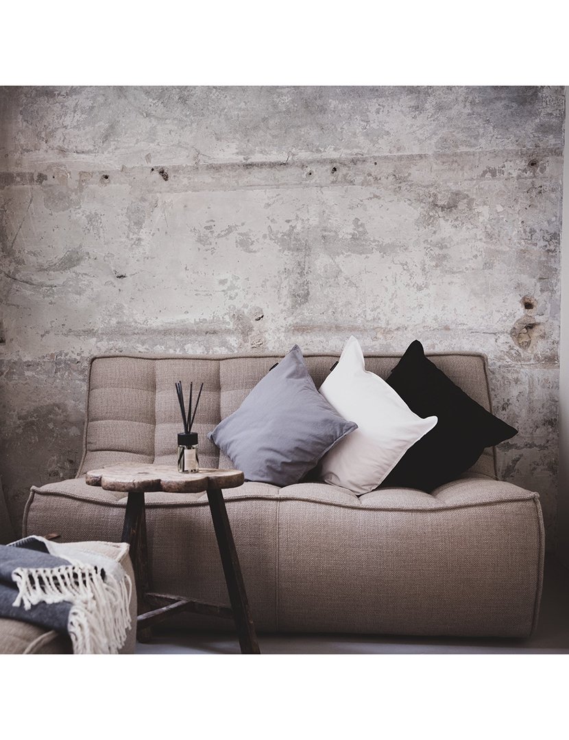 Almofada 45x45cm 100% Algodão em Preto