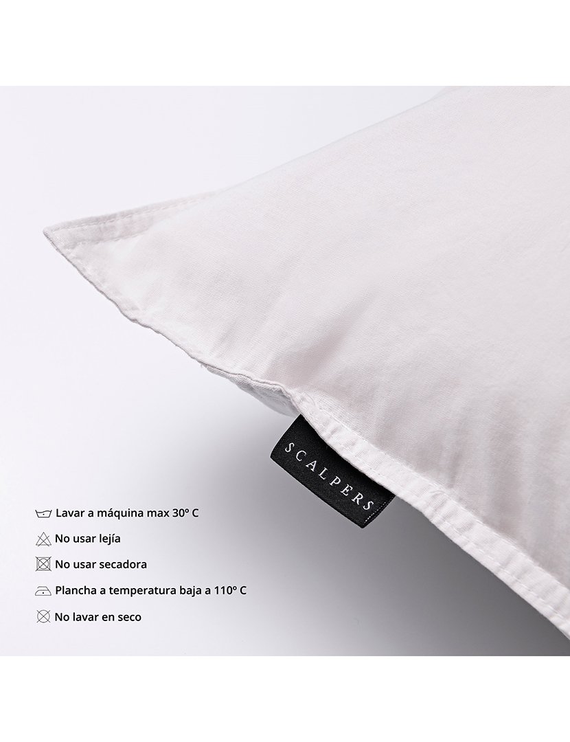 Almofada 45x45cm 100% Algodão em Cinzento Claro