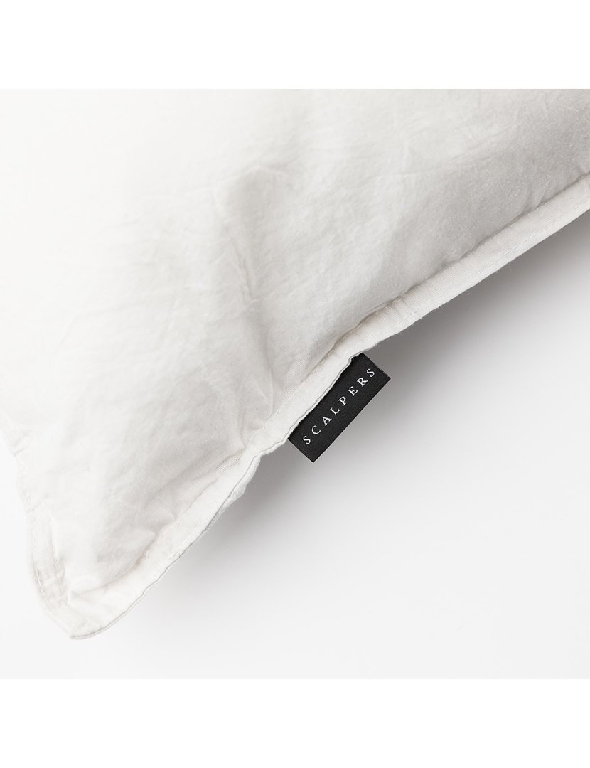 Almofada 45x45cm 100% Algodão em Cinzento Claro