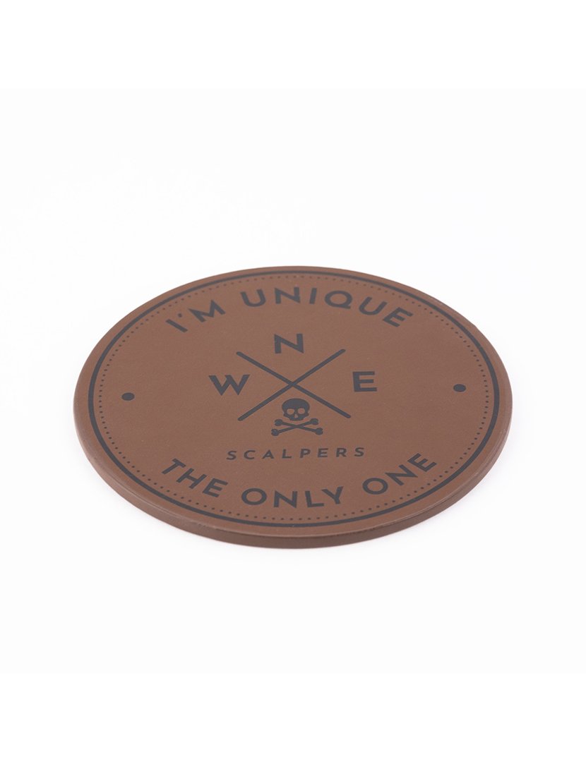 Conjunto 4 bases para copos Castanho ø11cm 