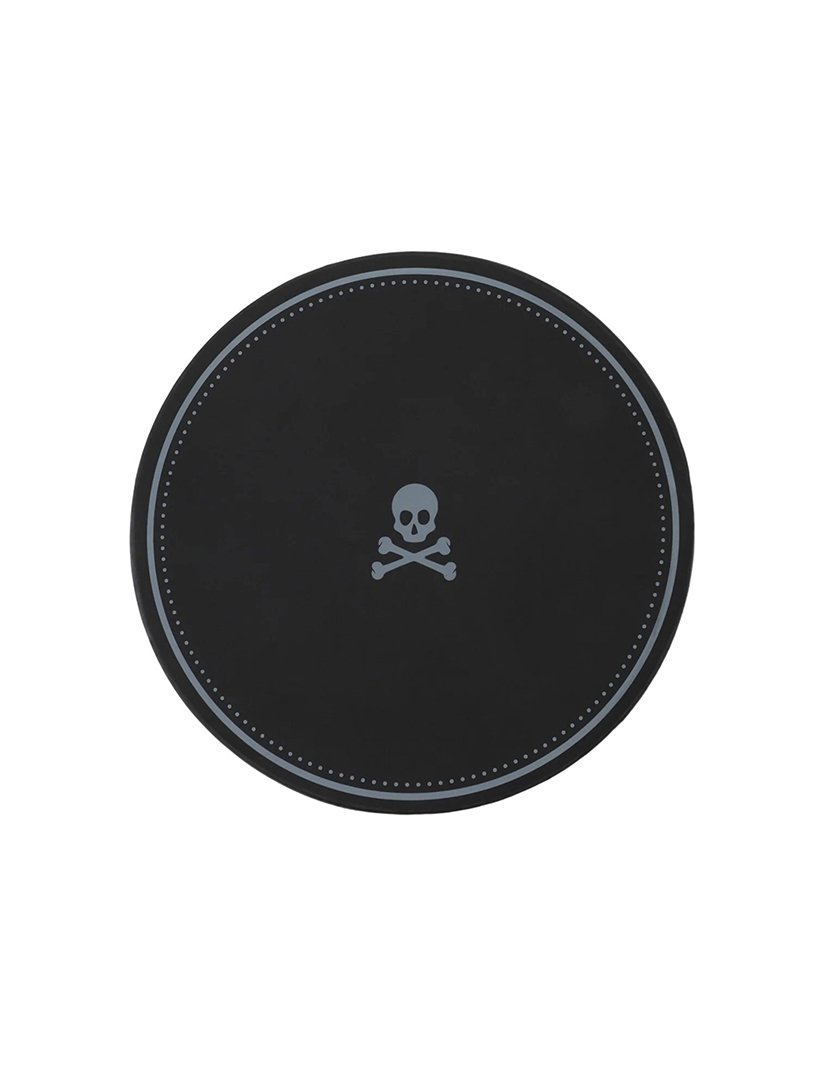 Conjunto 4 bases para copos Preto ø11cm 